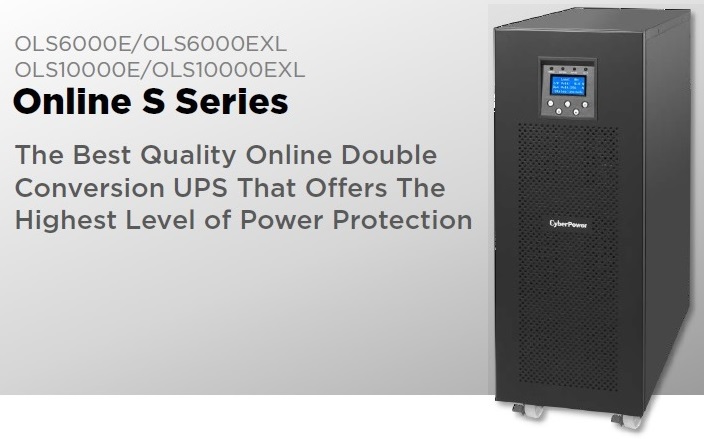 Cyberpower OLS series - the best quality online double conversion ups that offers the highest level of power protection.
